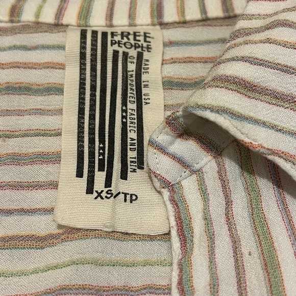 free People CP Shades Linen Tunic Dress XS - Picture 8 of 8